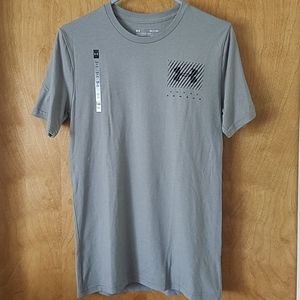 Men’s Under Armour Gray Heat Gear T-Shirt Size Small